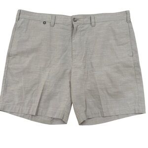 Eddie Bauer Shorts Men’s 40 Beige Light Weight Resort Vacation Cotton Act-42X8